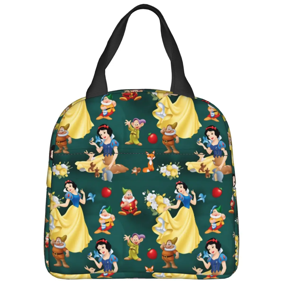 

Сумка для обеда «Белоснежка и семь гномов», сумка для пикника, дизайнерская сумка-тоут для еды, водонепроницаемая портативная сумка-холодильник