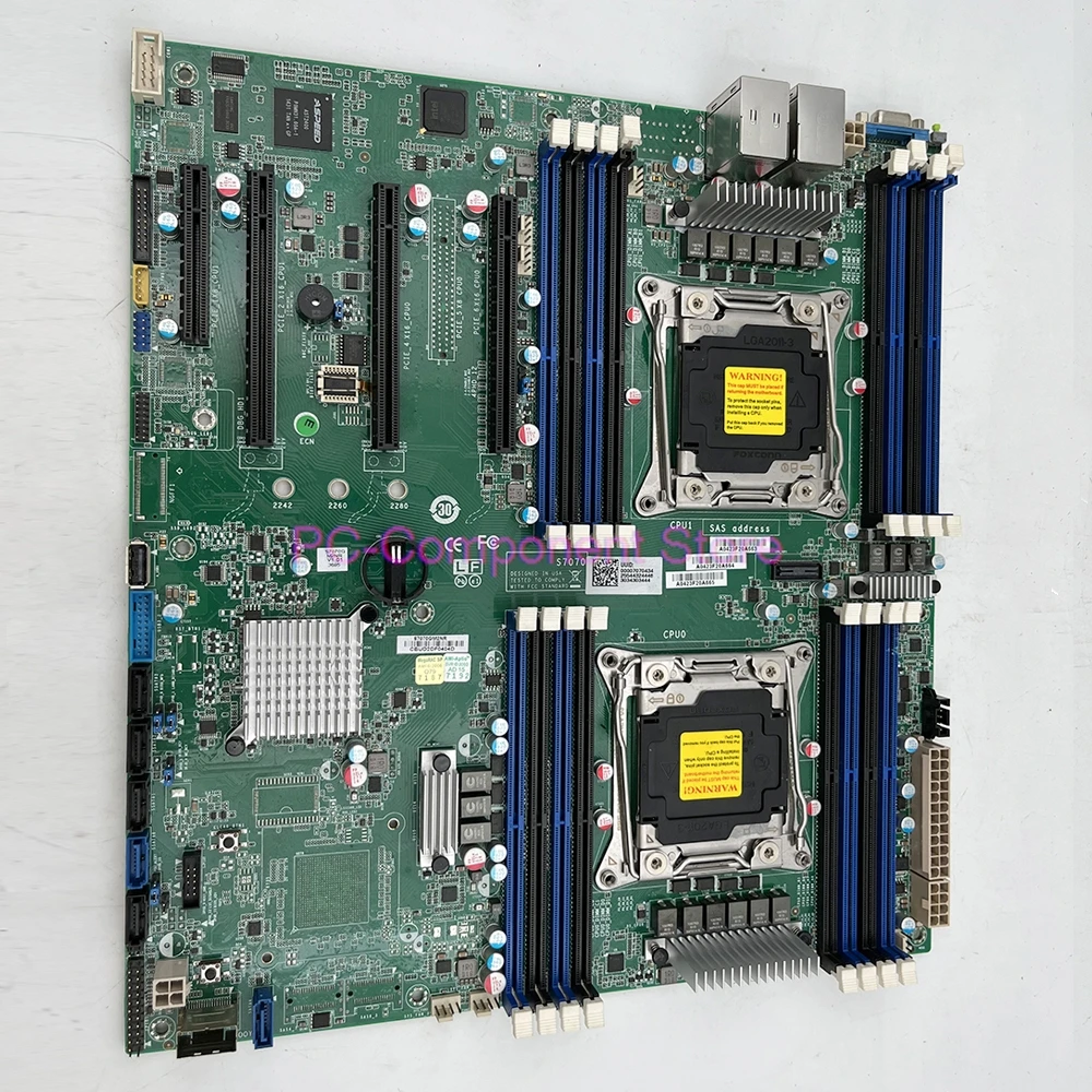 For TYAN Dual-Socket Support E5-2600 V3/V4 Server Motherboard S7070 DDR4 C612 S7070GM2NR