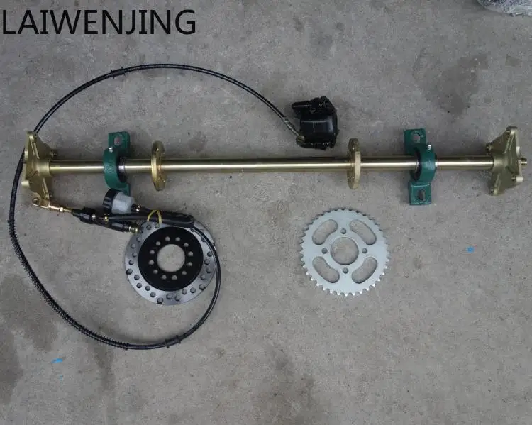 

HLZ modified drift three-wheel four-wheel motorcycle kart accessories rear axle one meter long bold rear axle suspension