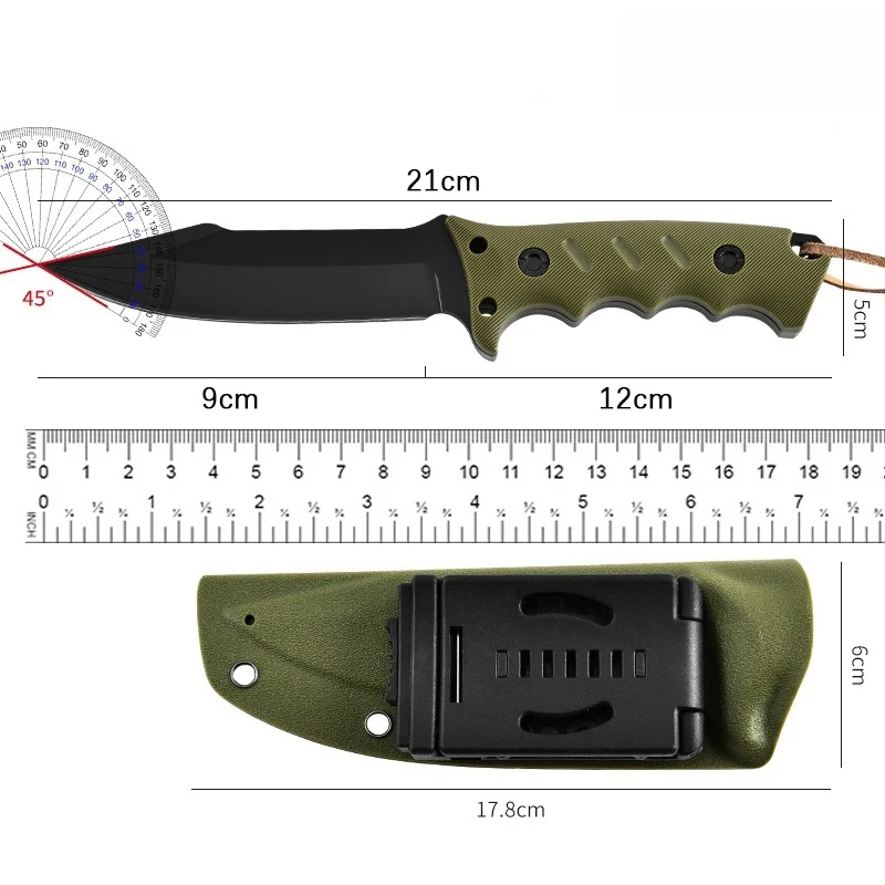 Coltello da esterno multifunzione coltello portatile da esterno per carne tagliata barbecue da campeggio