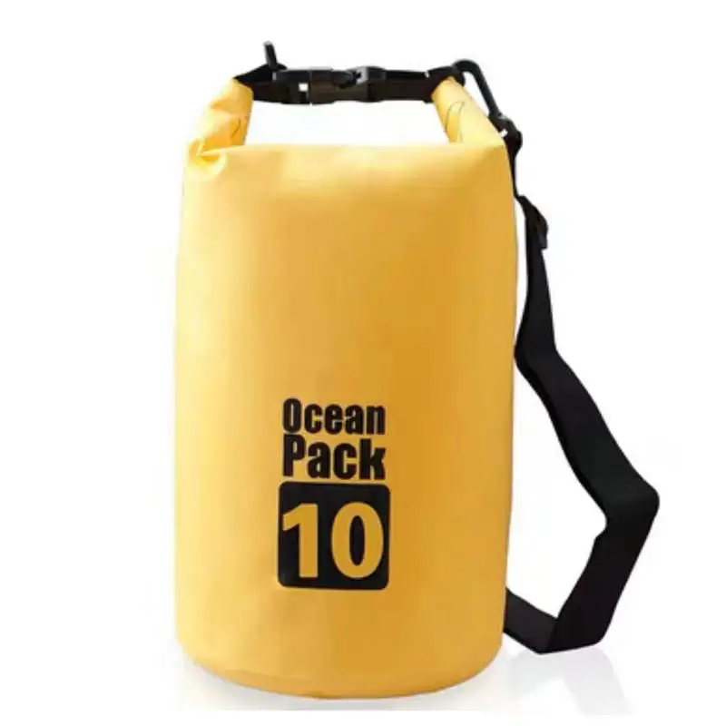 Outdoor Swimming PVC Waterproof Bags Suitable For Diving Drifting With Single Shoulder Straps Swimming Waterproof Bucket Bag