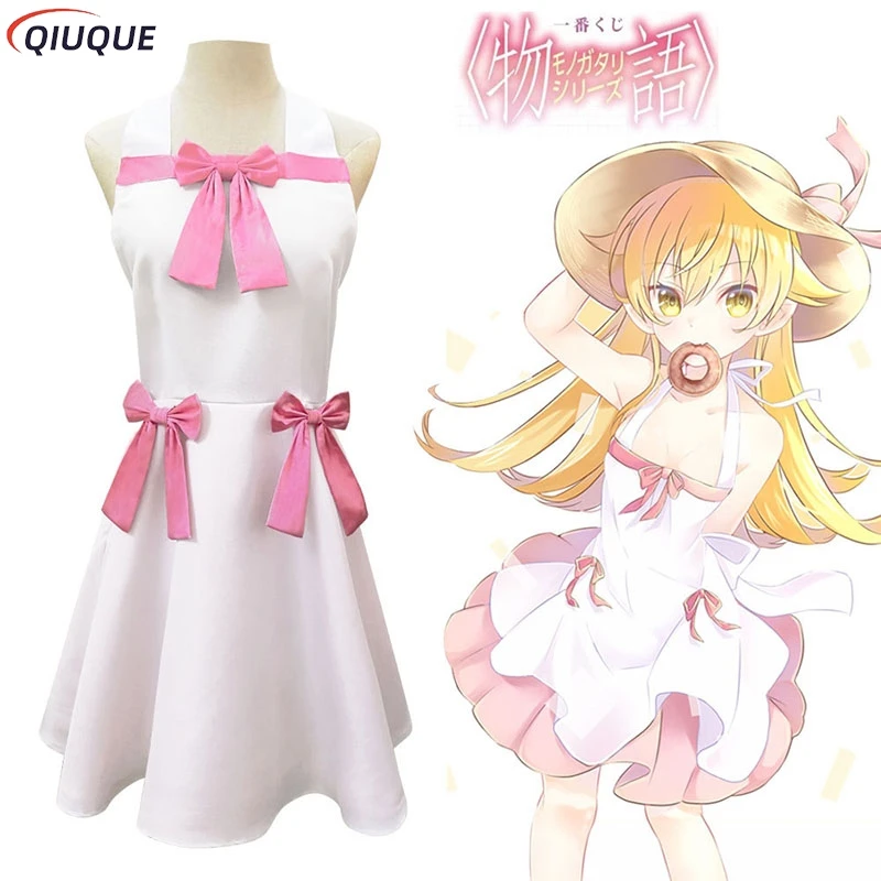 Anime Bakemonogatari Kissshot Cosplay disfraz uniforme trajes para mujeres niñas