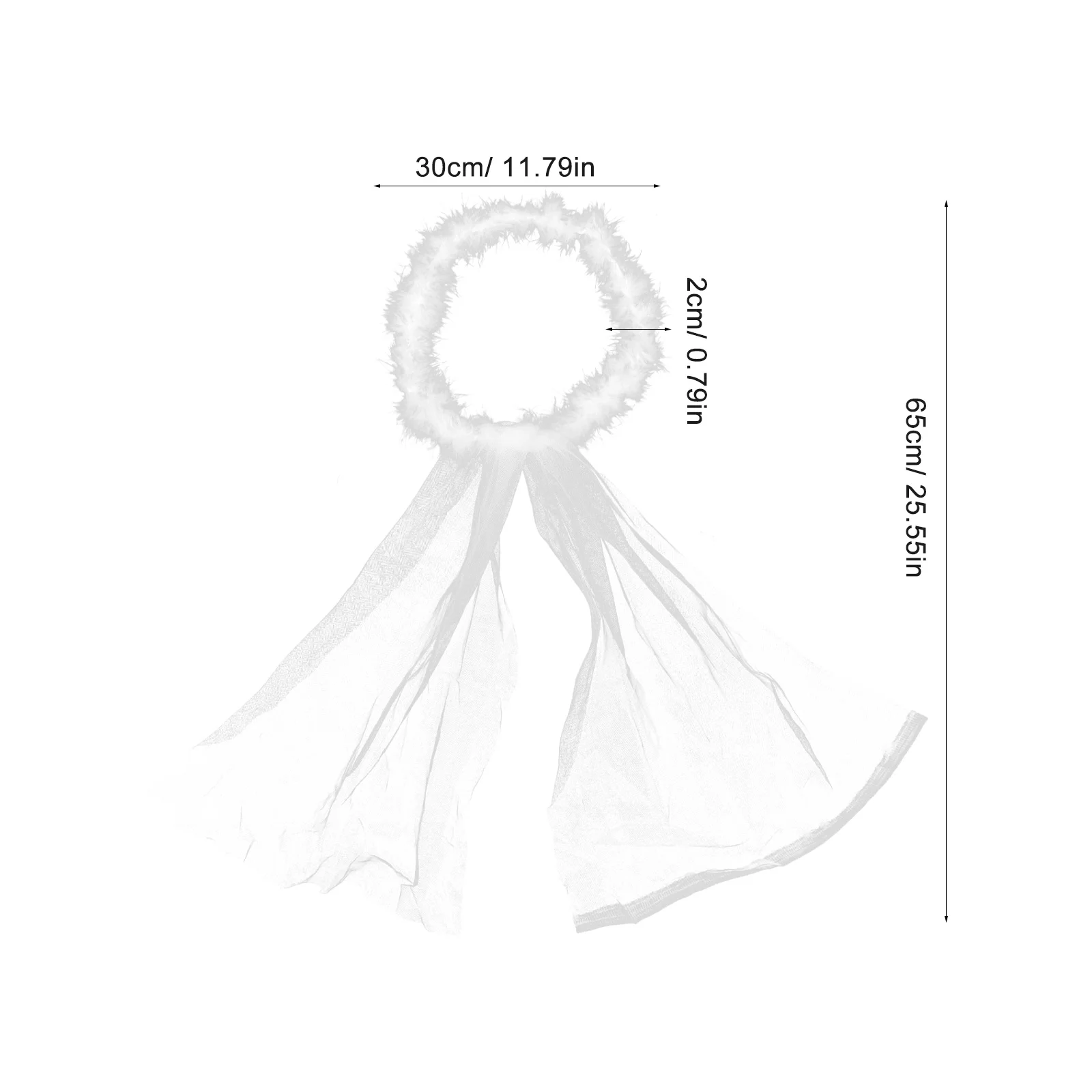 1 세트 어린이 머리띠 거즈 스커트 할로윈 의상 어린이 파티 코스프레 공연 의상 머리띠가있는 거즈 스커트