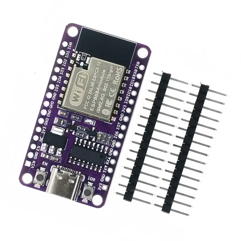 NODEMCU - Dla ESP32-C2, Kompatybilny z ESP8684-Devkit M-1, Moduł Wifi 2.4G dla ESP32-C2, Płytka Rozwojowa