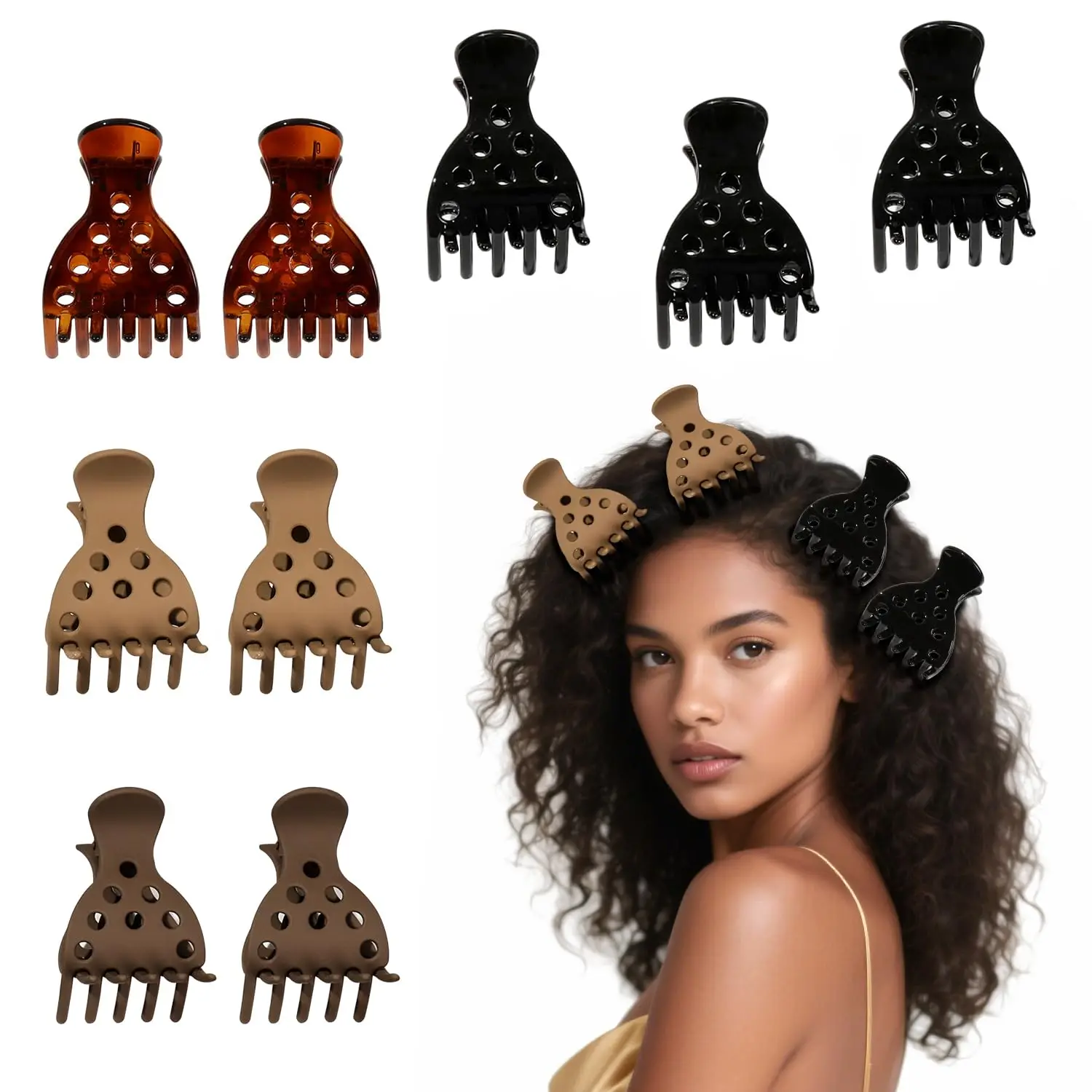 Haar-Clip-Clips zum Anheben der Haarwurzeln für Volumen, Locken-Clip-Clips, Volumen-Clip-Clips ohne Faltenbildung, Haar-Clip-Clips zum Anheben der Haarwurzeln für federnde Locken – Detail 9