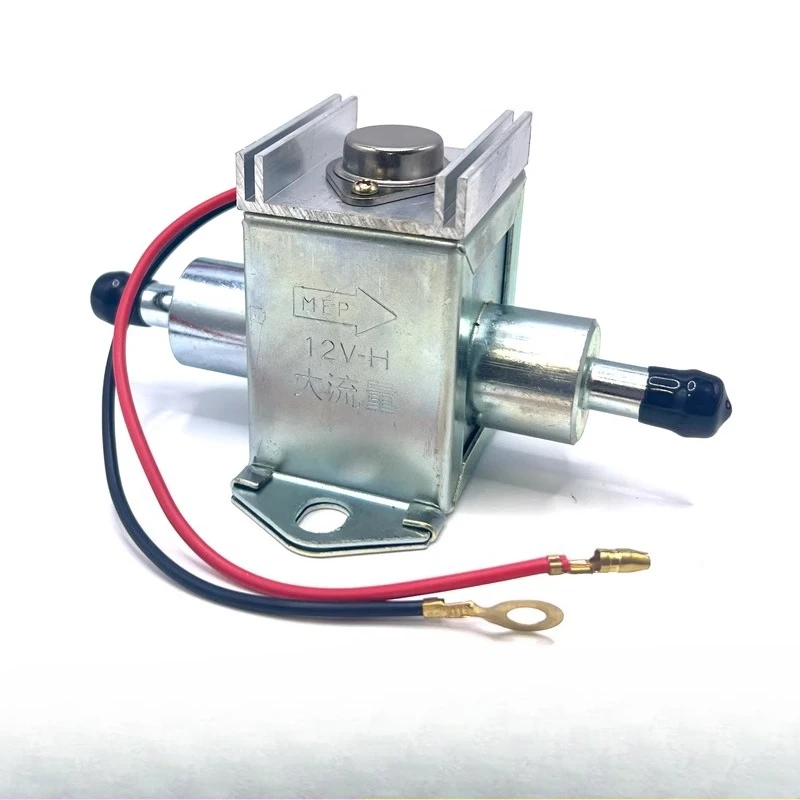 Electric Fuel Pump 12V 24V Universal Low Pressure Built-in Check Valve Low Pressure Universal Diesel Electric Fuel Pump