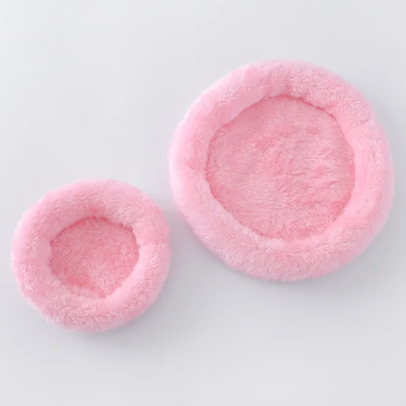 Hamster Nest Pad Velvet Warm Pet Nest Arctic Cotton Cushion Hamster Hedgehog Chinchilla Rabbit Pet Bed 5 Colors S/L Pet supplies