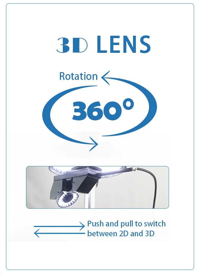 Automatyczny mikroskop pomiarowy z kamerą 4K HD, obrotowy o 360 stopni, model Ft-Opto FM3D0325AM, do cyfrowego pomiaru wideo 3D.