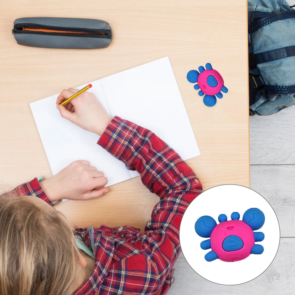 20 шт. карандаш школьные принадлежности ластик краб горобы в форме ластики механический студент