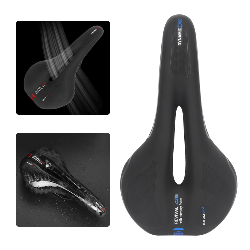 Hollow Soft Bicycle Saddle Breathable Shockproof MTB Road Bike Front Seat for Men Women Mountain Cycling Cushion