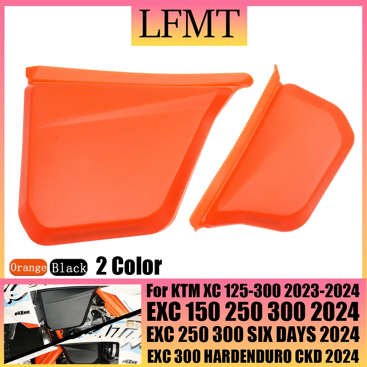 

Motorcycle Oil tank left and right protective cover shell For KTM EXC250 EXC 300EXC EXC300 EXC250 6D 250 300 SIX DAY SNEW 2024