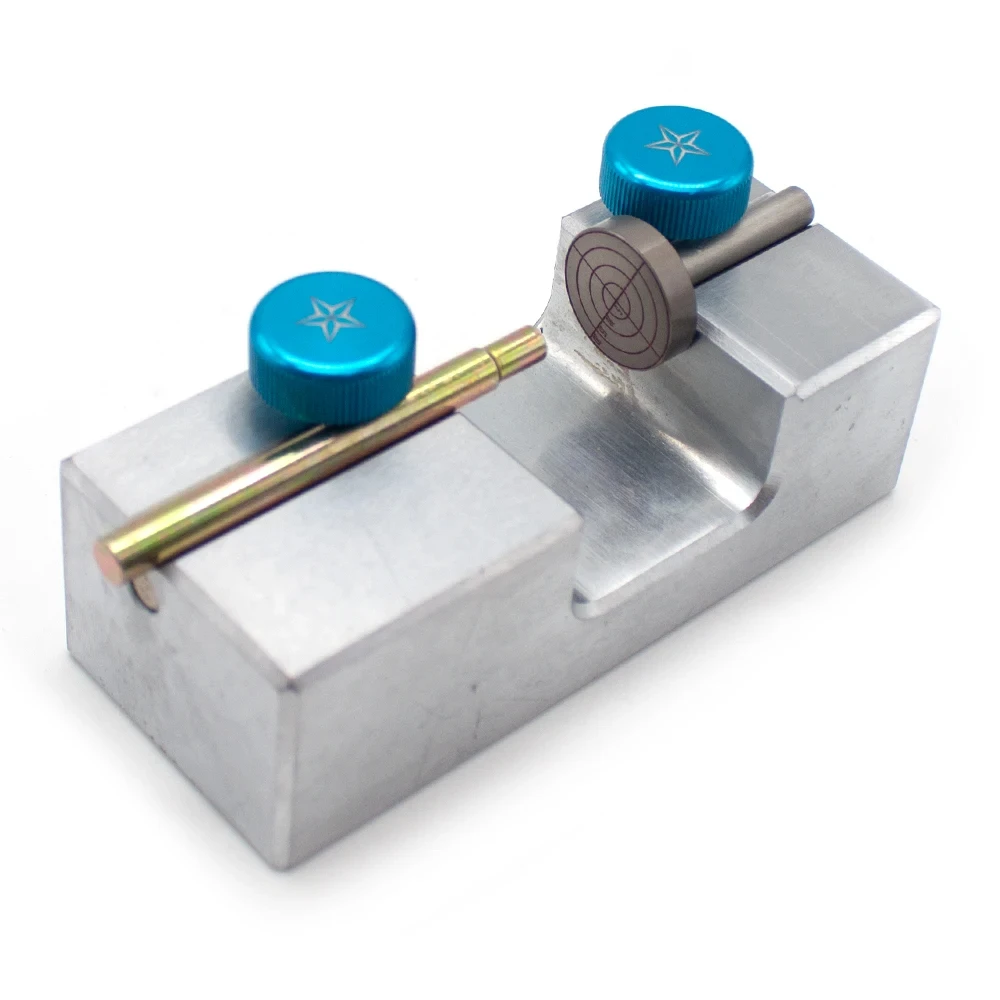 

Horizontal/Vertical Gem Aligner – Bonding Converter, Dop Stick Transfer Jig (Gemstone Faceting Working Tool)