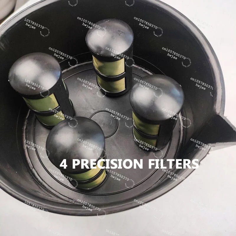 1PCS Nylon Oil-Water Separation Funnel Four-Filter Diesel Fuel Filter Encryption Oiler for Automotive Maintenance
