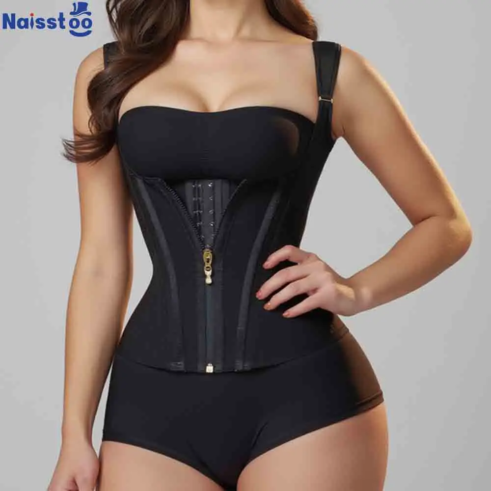 

Naisstoo Shapewear Corset Top Firm Tummy Control Slimming Sheath Woman Waist Trainer Body Shaper Waist Support Belt