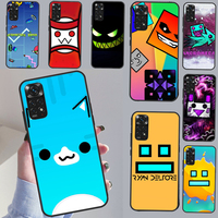 game Geometry Dash Case For Redmi Note 11 10 8 9 12 Pro Plus Note 12S 11S 10S 9S Cover For Redmi 12C 9C 10C 10A