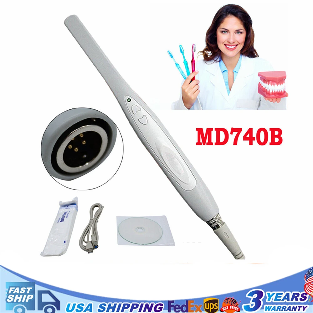 

Dental Camera Intraoral Focus MD740B LED Digital USB Imaging Intra Oral New USA