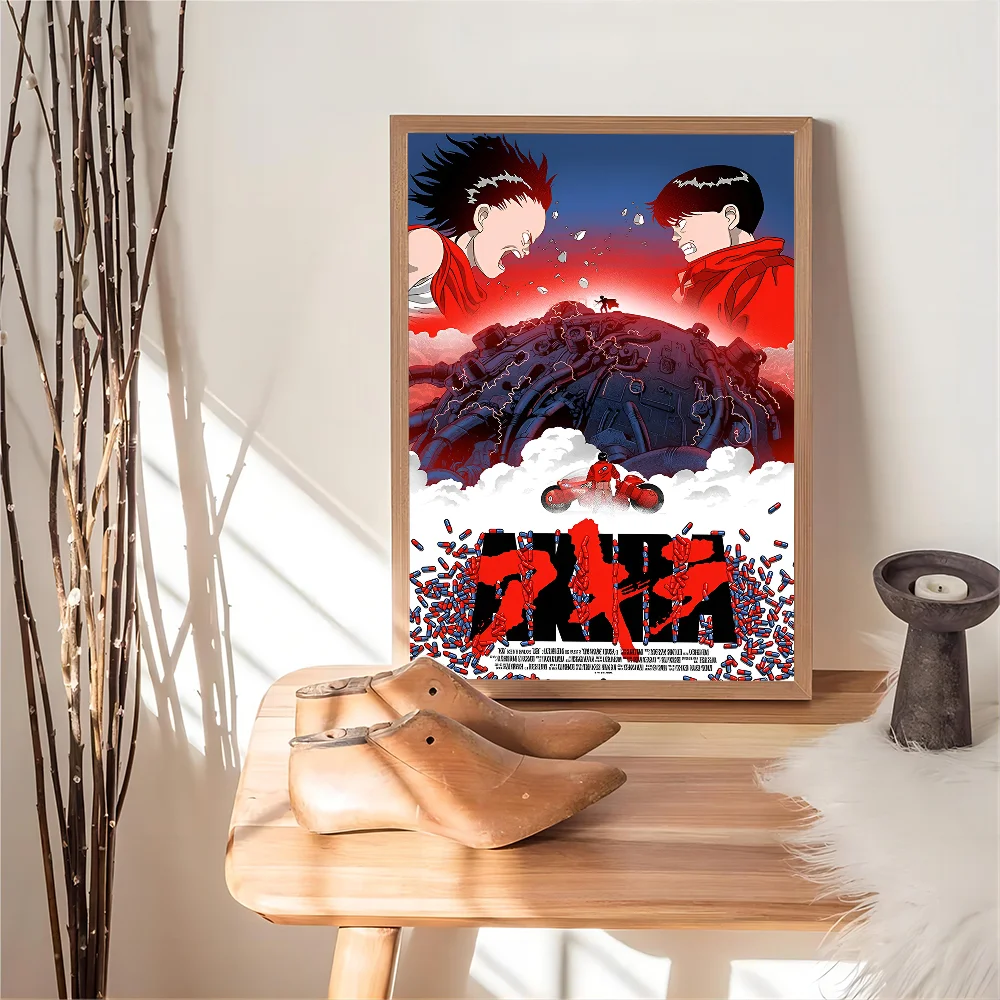 2022 Japan Anime AKIRA Classic Vintage Posters HD Quality Wall Art Retro Posters for Home Room Wall Decor view 5