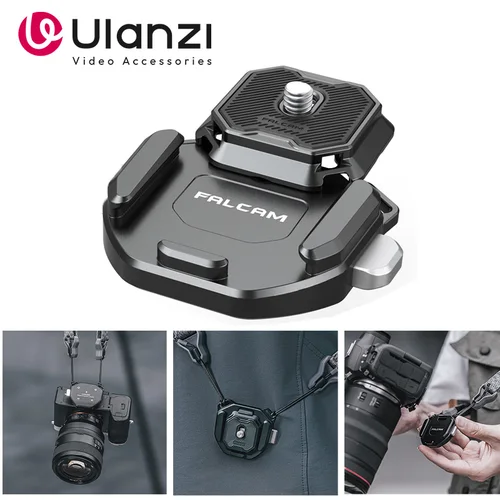 Imagen 1 del producto Falcam F38 V2 correa de hombro Universal placa de liberación rápida Arca Swiss para cámara DSLR trípode adaptador de montaje deslizante abrazadera de cámara