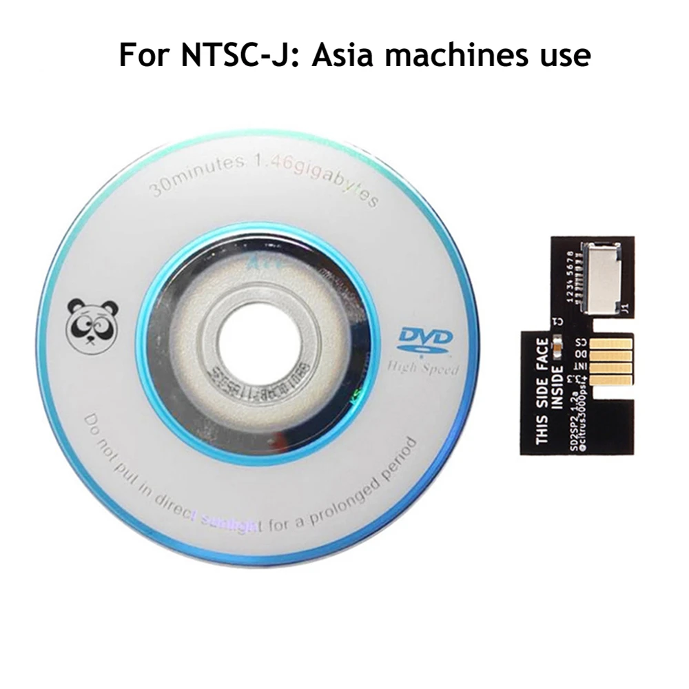 SD2SP2 Adapter TF Card Reader Replacement+Swiss Boot Disc Mini DVD for Gamecube NTSC-J Game Accessories