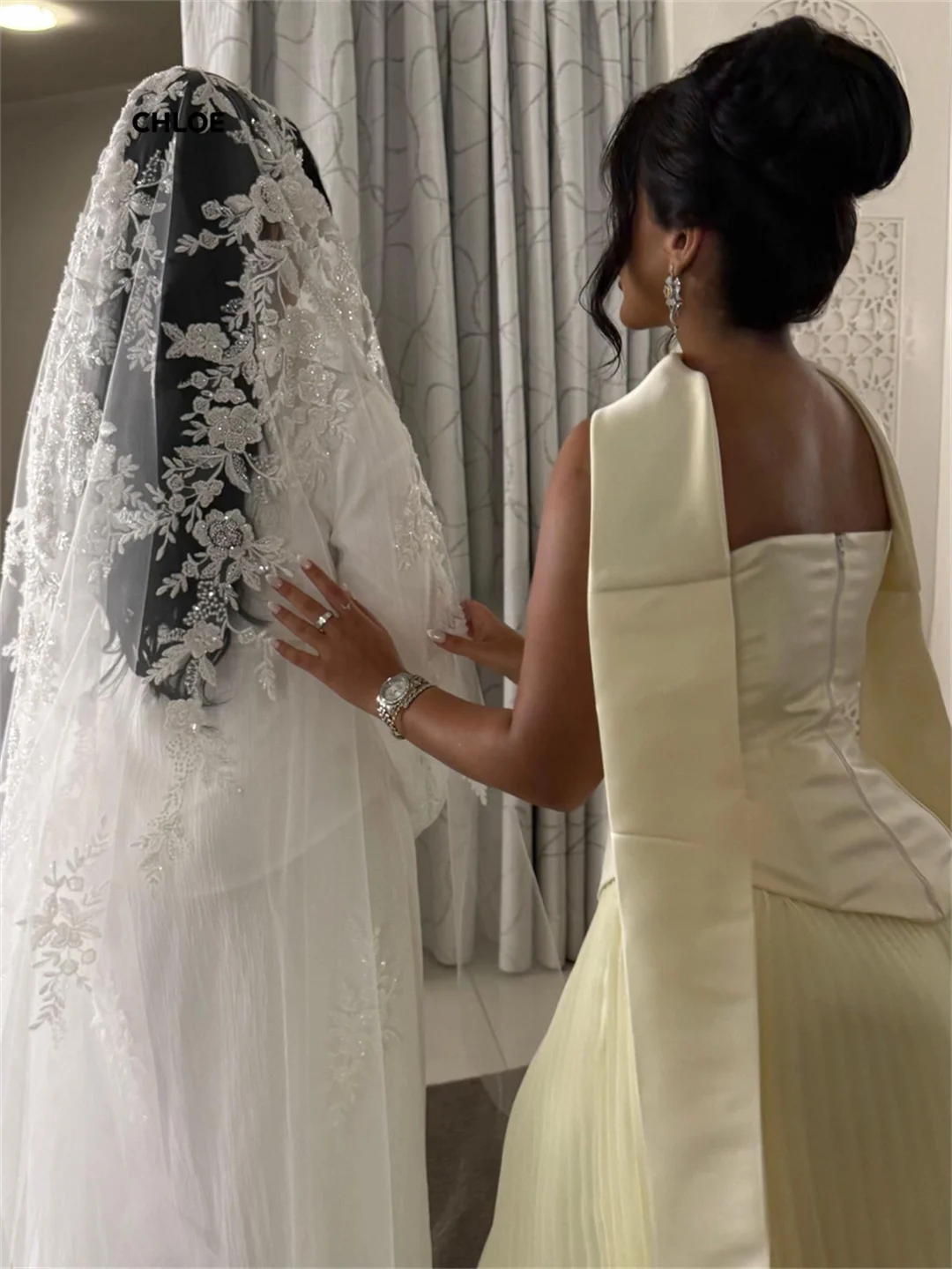 오프숄더 갈라 드레스 우아한 이브닝 파티 드레스 럭셔리 2025 맞춤 제작 이브닝 드레스 여성 A라인 숄 볼 가운 드레스