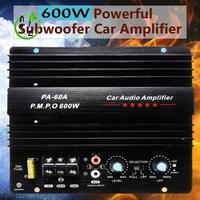 A31Z-PA-60A 600W 12V Power Amplifier Board For Home Car Audio Amplifier S Powerful Bass Subwoofers Amp For Mono Car Modi