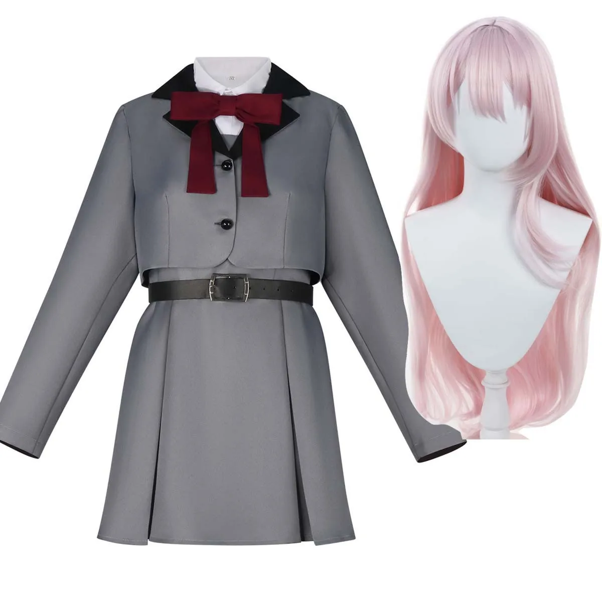 

Women Game LimeLight Lemonade Jam Cosplay HARUMI ENA Gray JK Uniform Costume or Wig