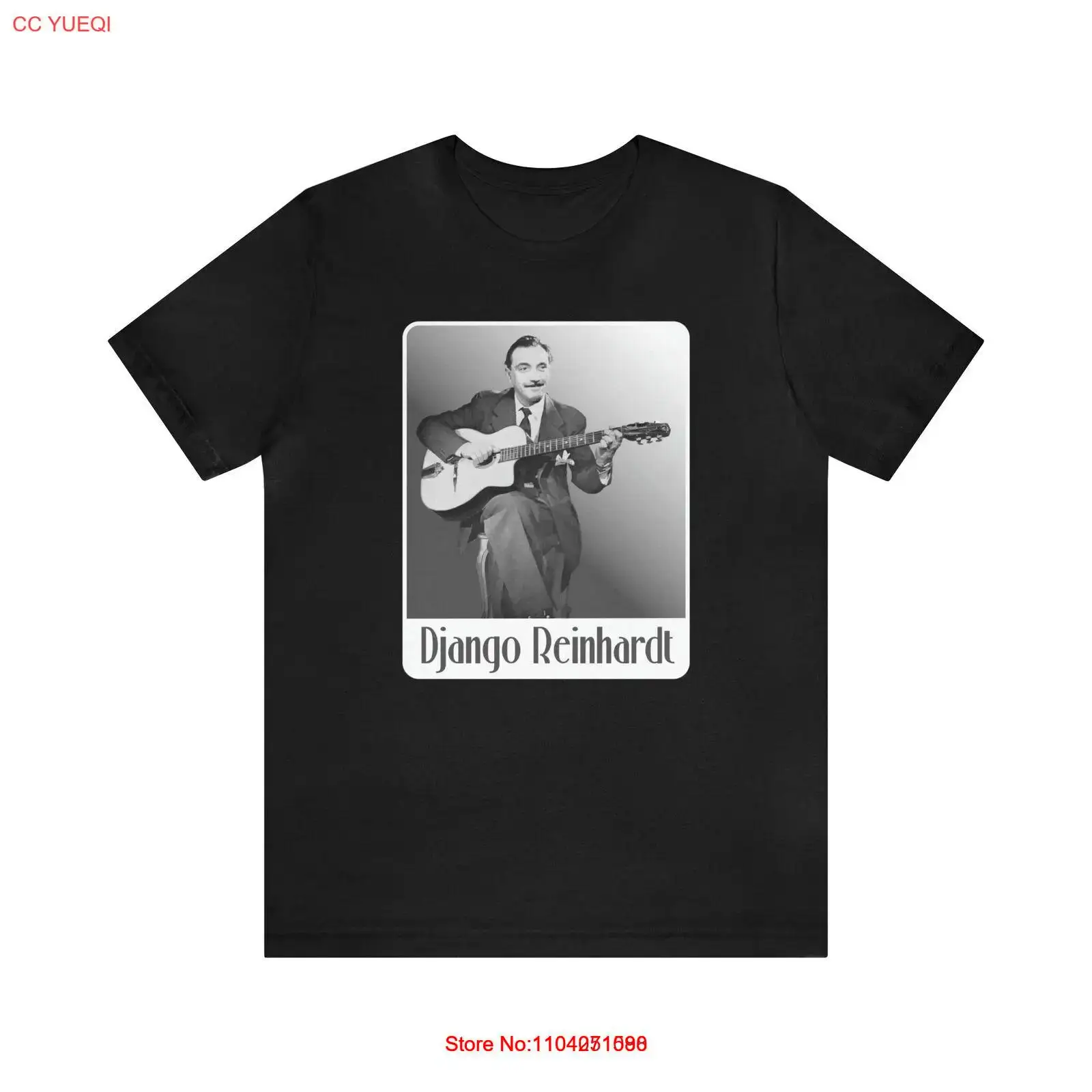 Django Reinhardt Selmer Gypsy Jazz Guitar T-Shirt