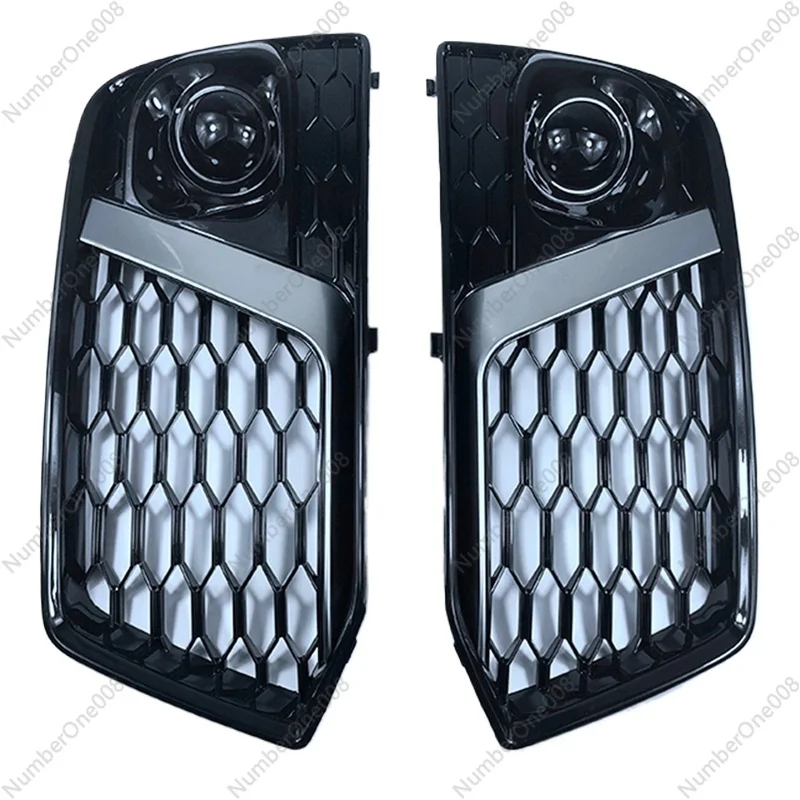 

Fog Lamp Frame Honeycomb Grille Air Outlet Grille Front Bumper Grille Automotive For Q5 Q5L 2018-2020 Accessories