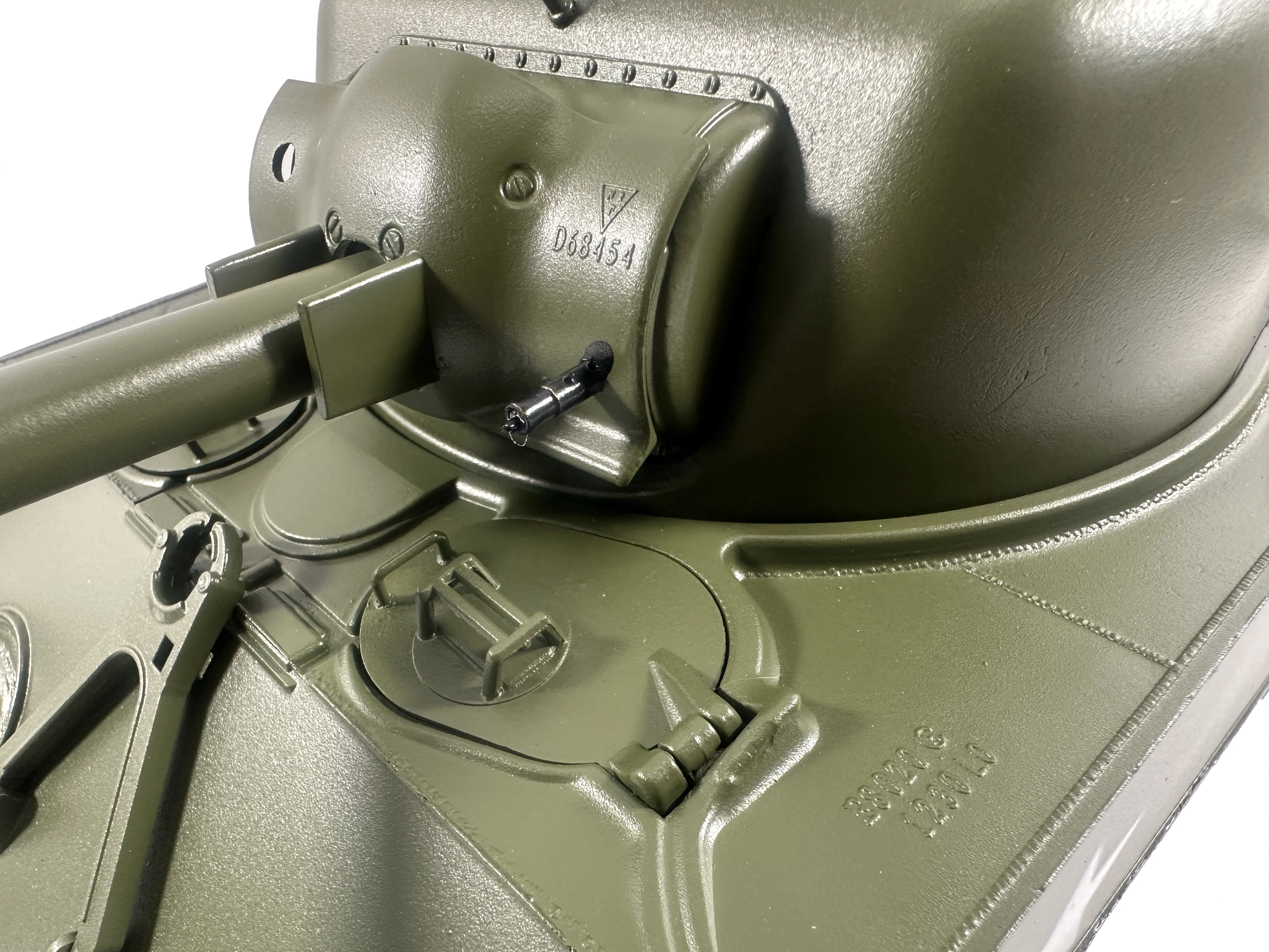 MATO II Wojna Światowa M4A3(75)W Sherman 100% Kompletny Metalowy Zdalnie Sterowany Czołg z Odpalaniem Młotowym, Podczerwień, Skala 1/16