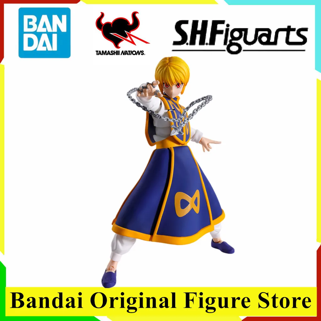 

Original BANDAI S.H.Figuarts Kurapika Hunter x Hunter Action Figure Toys PVC Model Collection Anime Movable Doll