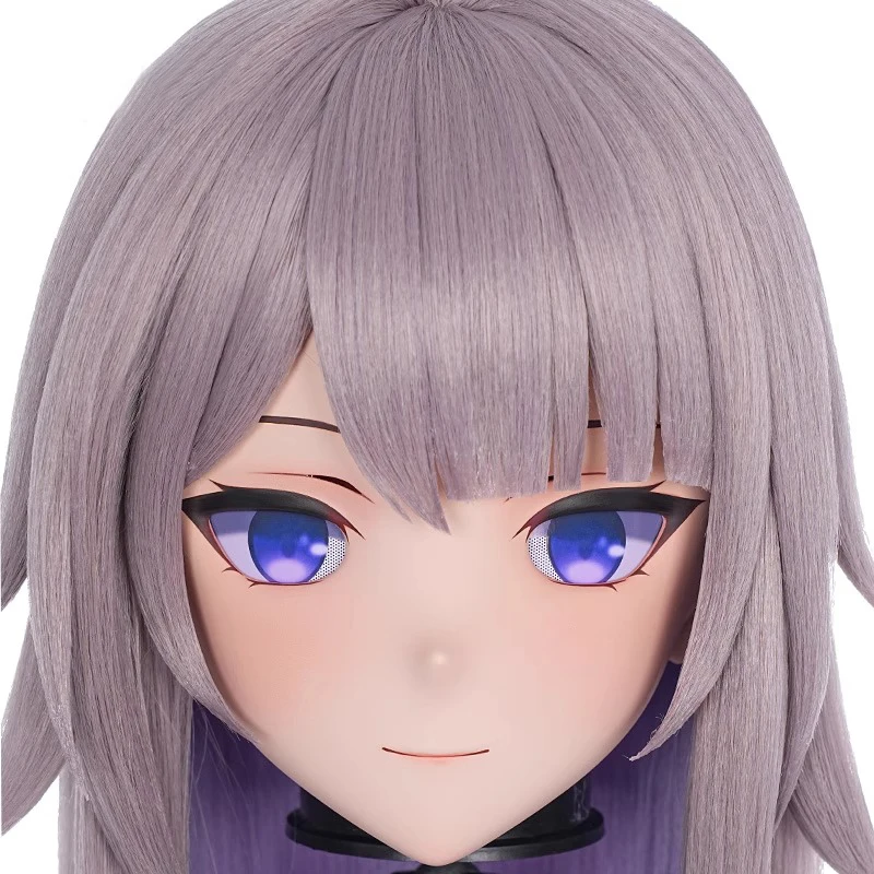

(MEO295) Customize Handmade Full Head Lockable Crossdress Male to Female Japanese Cartoon Anime Game Character Kigurumi Mask