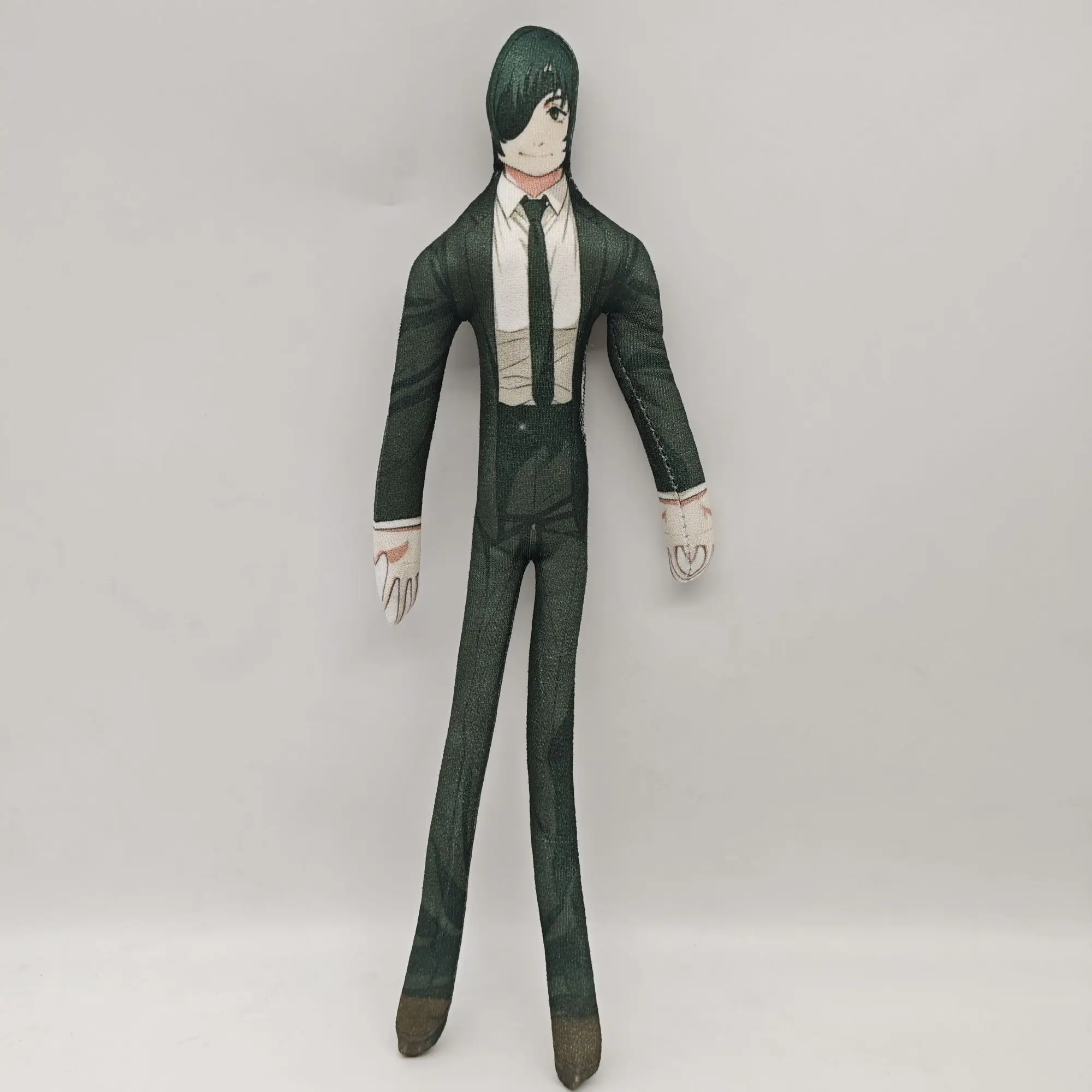 No White Edge Plush Doll 28cm Denji Reze Makima Himeno Angel Devil Abstract Dried Rat Built-in Skeleton Poseable