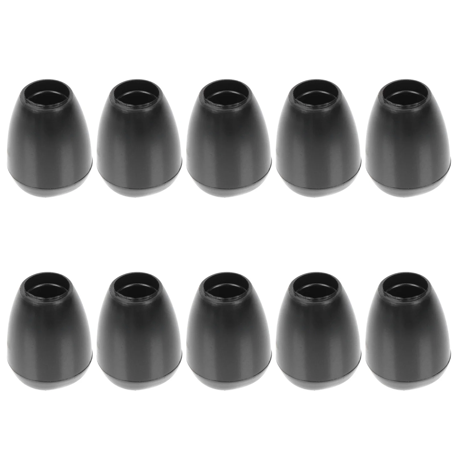 

10 Pairs Ear Plugs Stethoscope Earplugs Accessory Replace Echoscope Replacement Earbuds Black Accessories