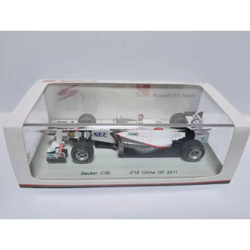 

Spark 1/43 Sauber C30 China GP2011 Моделирование автомобиля из смолы Статическая коллекция Украшенные праздничные подарки Игрушки