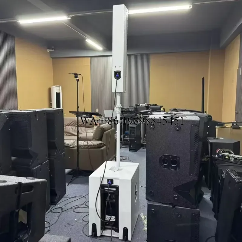 WMWMNU EVOX 12 Active Column Speaker 8* 4 Inch Powered Sound System 1400W Speakers Professional Audio Pro Powered Column