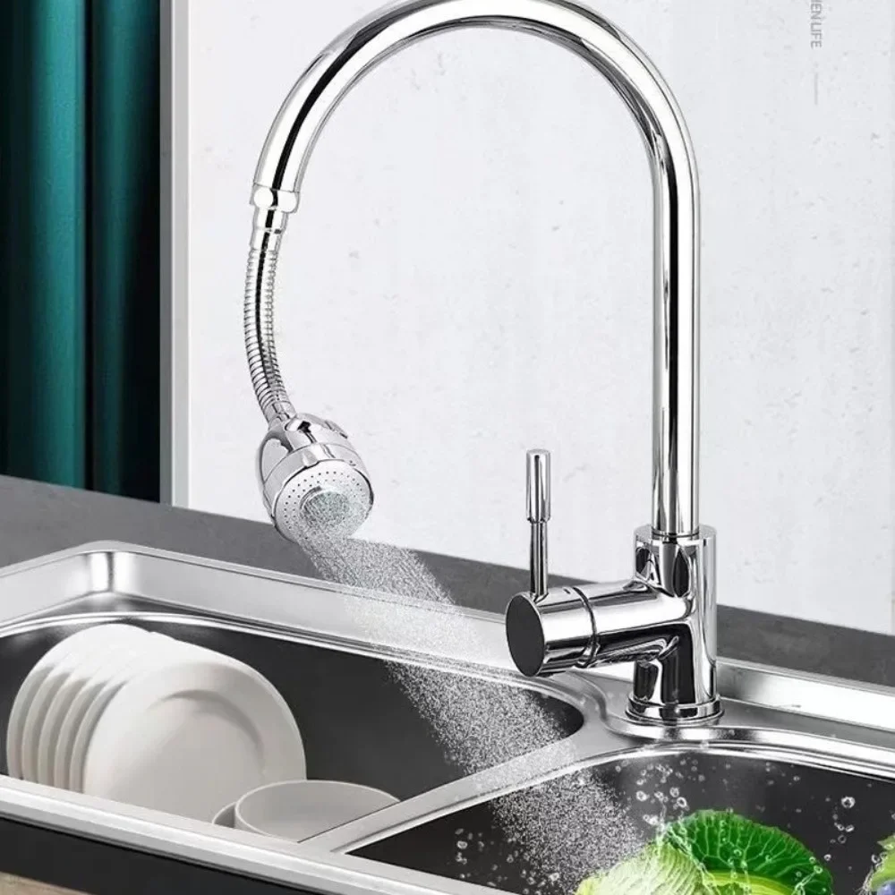 2/3 Modes Faucet Filter Adapter Anti Splash 360° Rotating Kitchen Faucet Extender Universal Water Faucet Bubbler Kitchen Gadgets