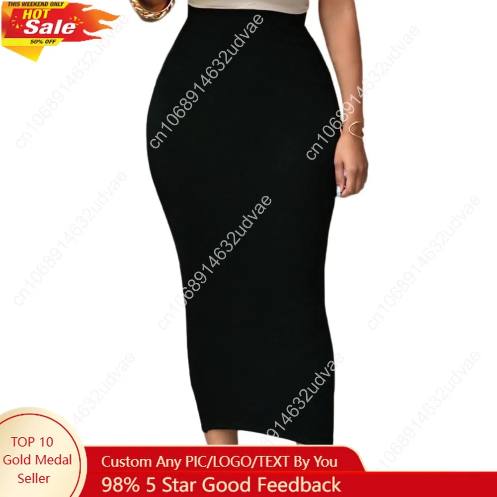 Lrady Women's High Waist Slim Bodycon Party Club Night Out Maxi Long Pencil Skirts