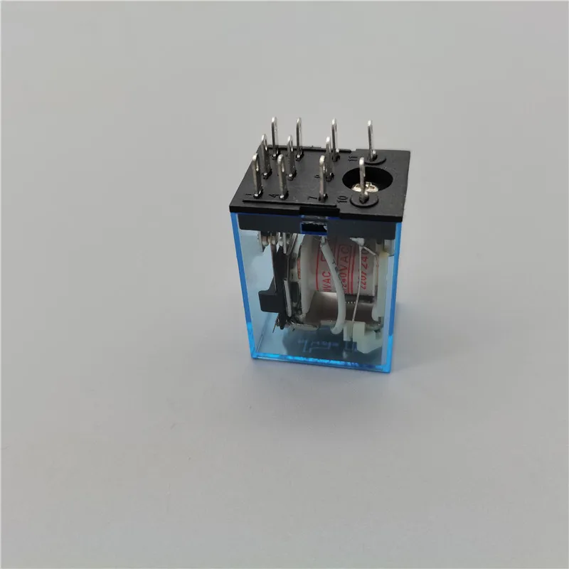 1pcs My3 Hh53p My3nj Micro Coil Power Relay 11 Pin 3No 3nc LED Lamp 5A AC 110V 220V with Socket DC12V DC24V with base