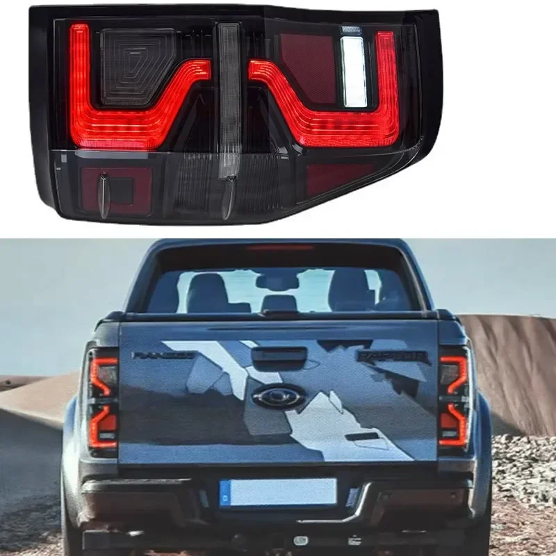 For Ford Ranger 2012 2013 2014 2015 2016 2017 2018 modified LED tail light assembly driving lights reversing lights turn signals