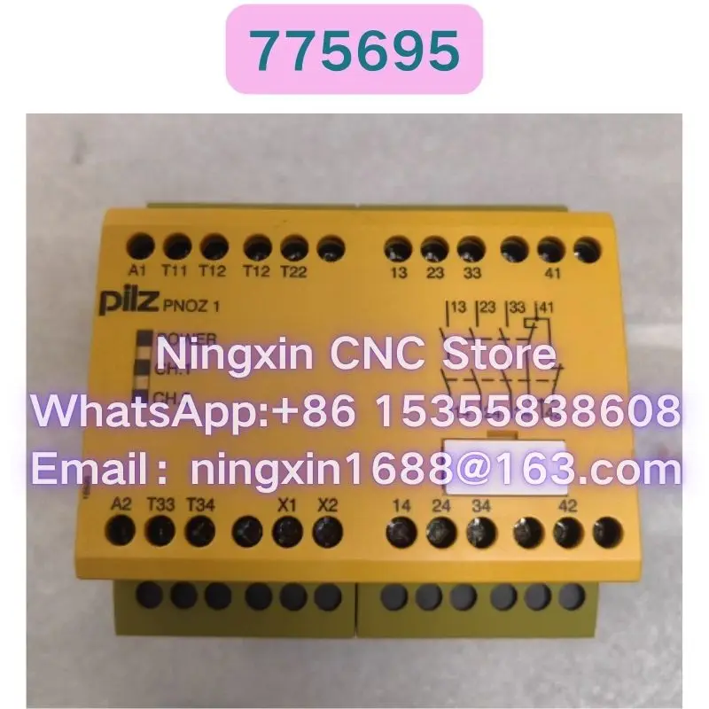

Second-hand PNOZ 1 775695 safety relay Functional test OK Fast delivery