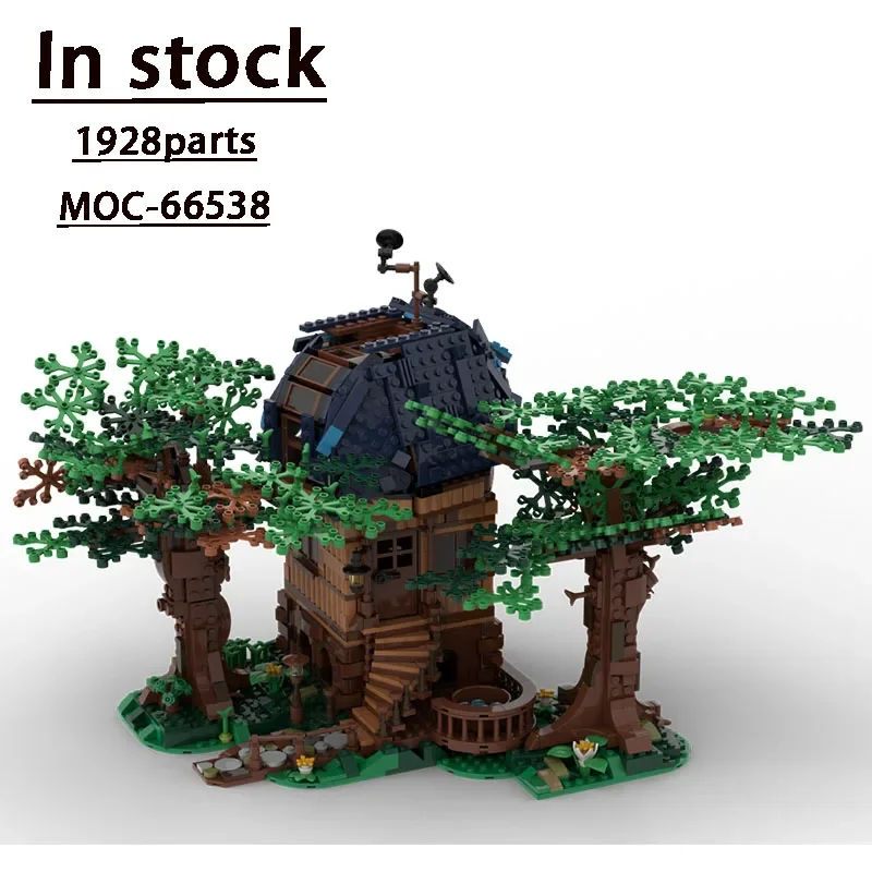 

21318 Classic Forest House Compatible with New MOC-66538 Street View House Building Block Model 1928 Parts Kids Custom Toy Gift