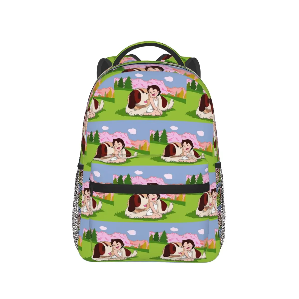 Anime Heidi Girl Of The Alps Peter Grandpa Backpack Hot Sale Daypack Large Capacity Children BookBag School Bag Shoulder Bags