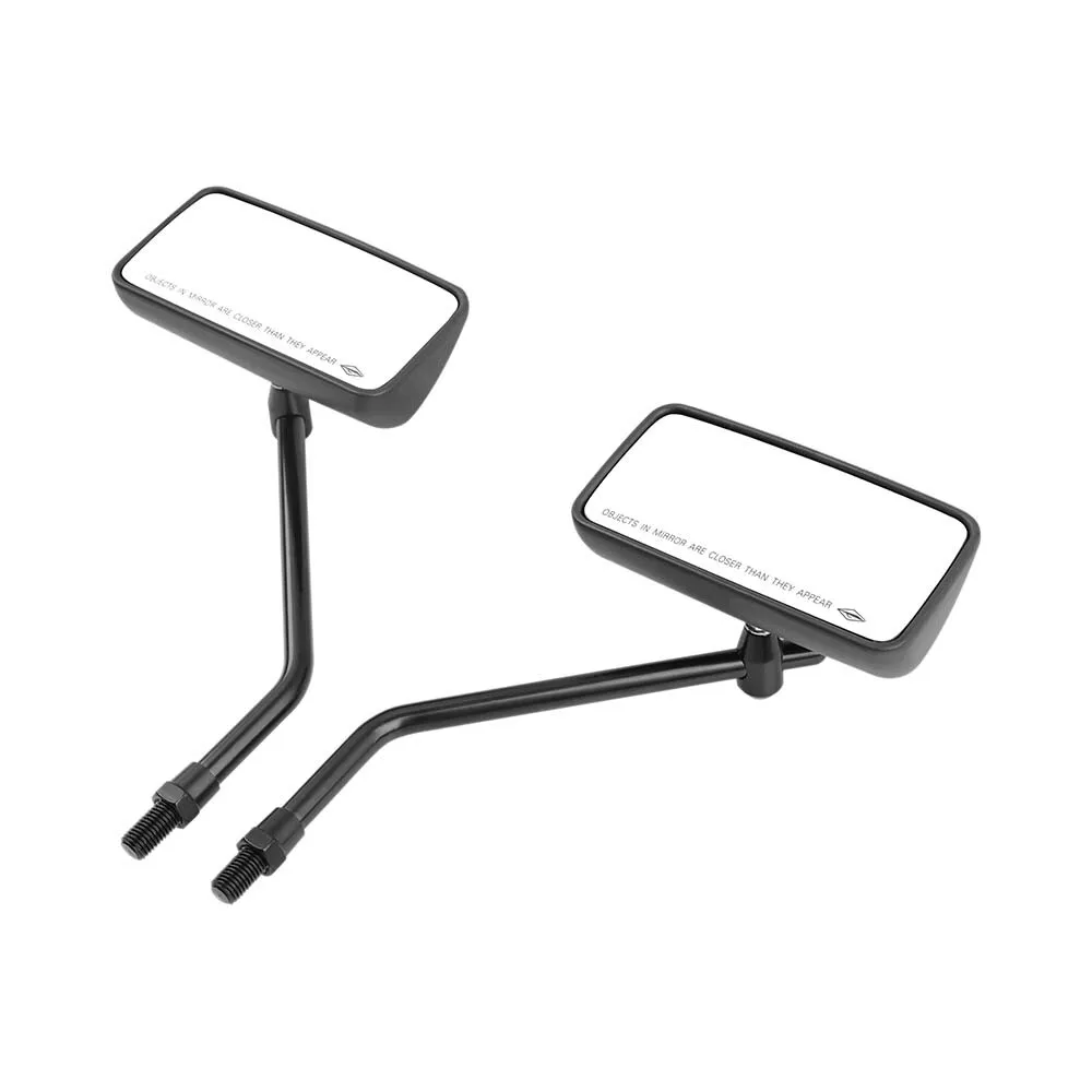 Motorrad-Rückspiegel, 10 mm langer Schaft, mattschwarz, für Suzuki Boulevard