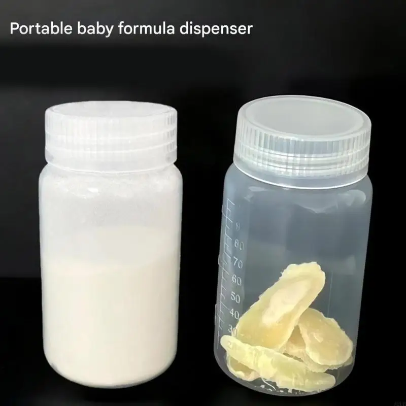 100 ミリリットル乳児用粉ミルク収納ボックス鮮度保持 PP プラスチック軽量旅行給餌 A2UB