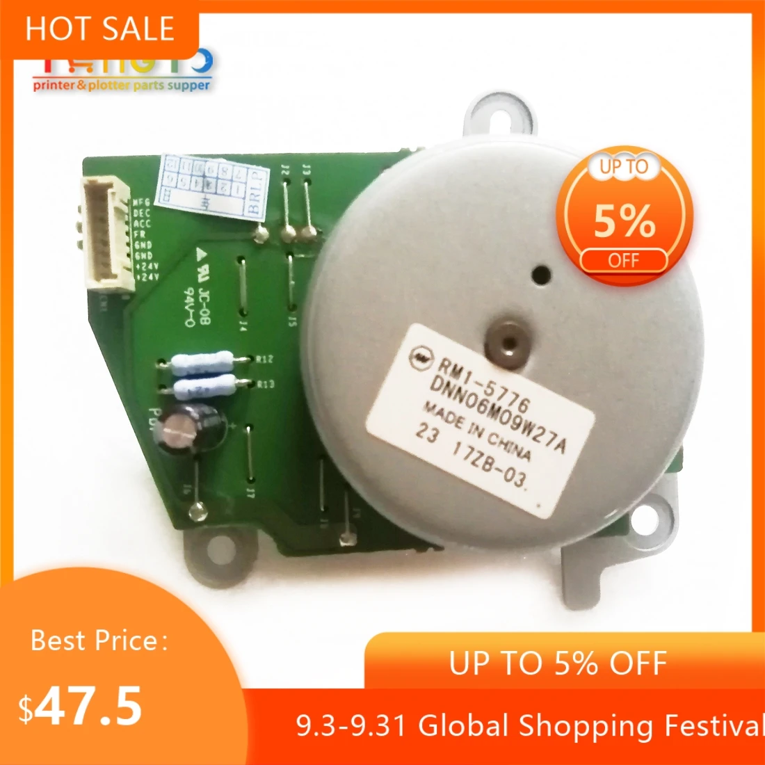 

4PCS Drum Drive Motor | RM1-5776 RM1-5521 For HP CP4525 CP4025 CM4540 M651 M680 Serise printer parts