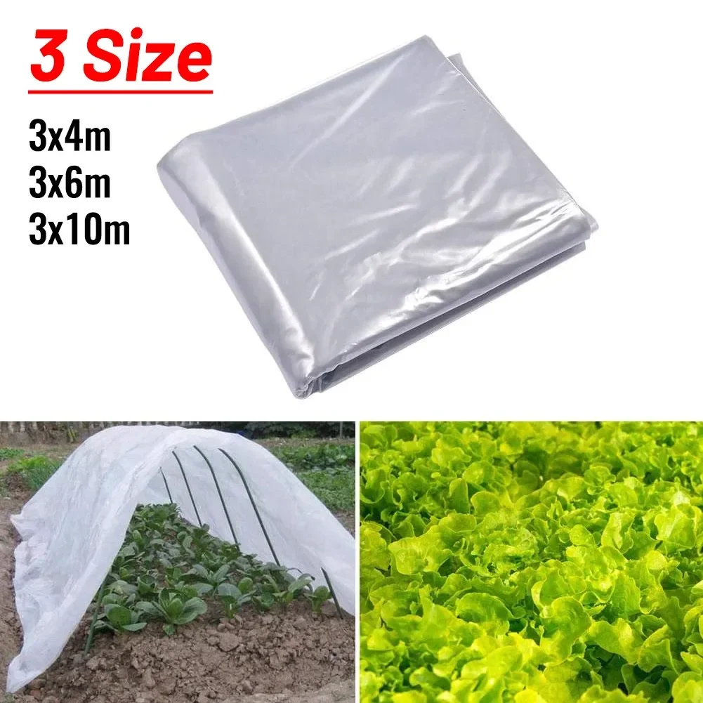 Revestimiento de plástico de polietileno transparente para invernadero de vegetales, cubierta de cultivo agrícola, película protectora Anti-UV para jardín