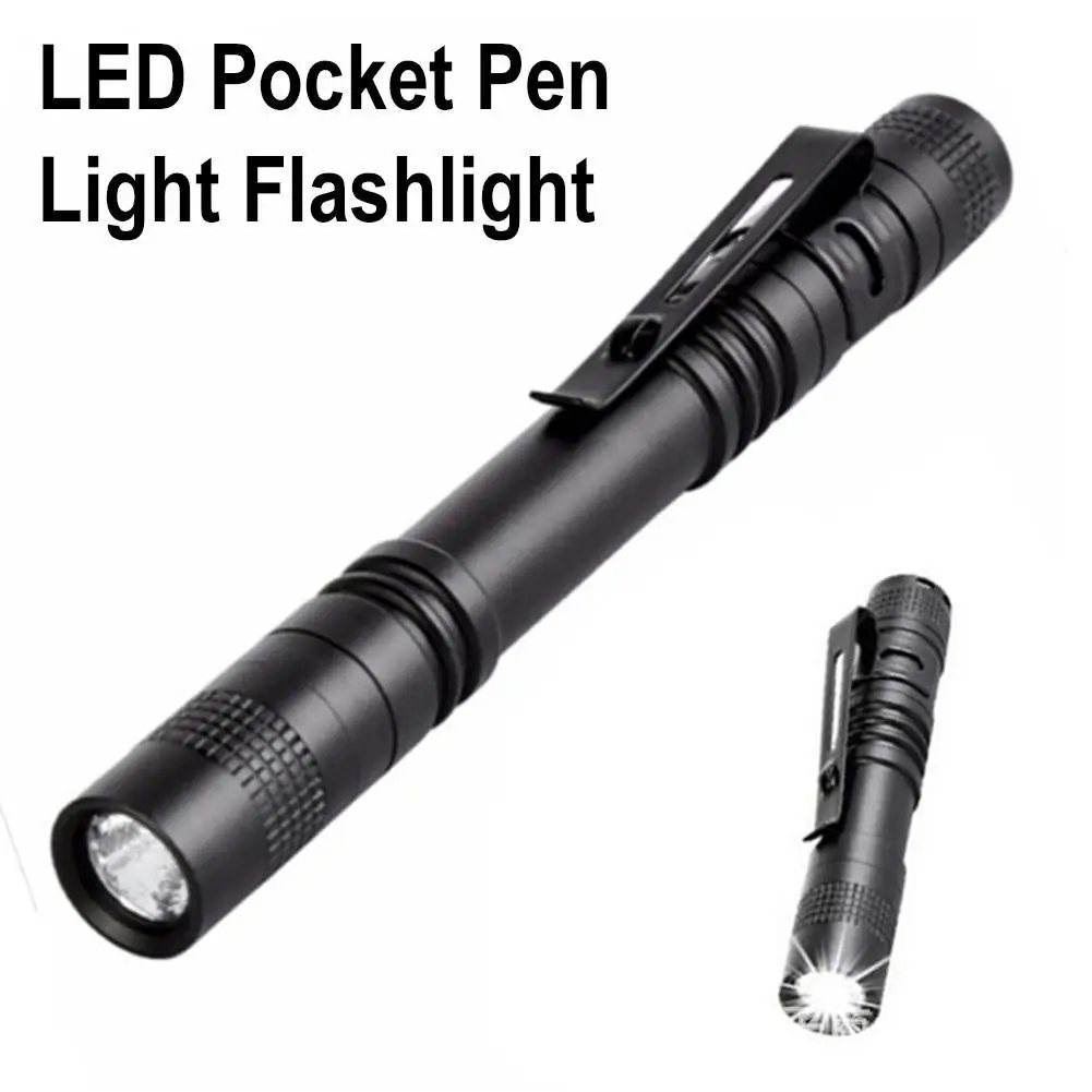 

LED Pocket Pen Light Flashlight Small Mini PenLight With Clip Penholder Perfect Flashlights For Inspection Work Repair Camping