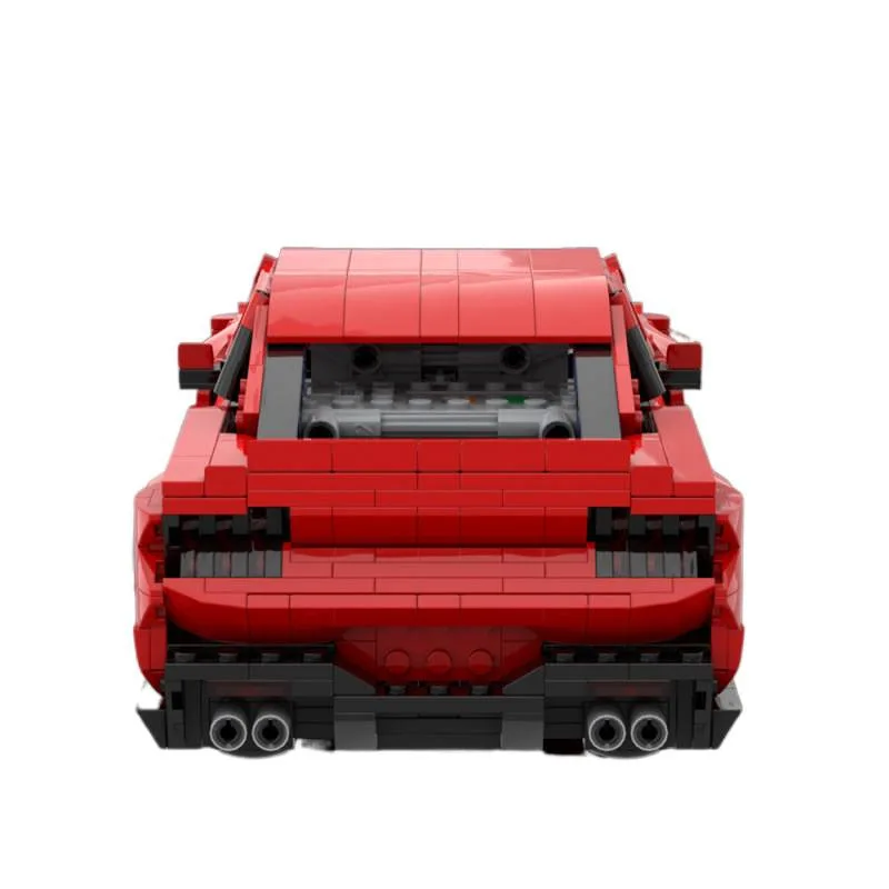 1082 قطعة سيارة سباق رياضية فنية 189802 نموذج بنة 2024 فورد موستانج GT Hypercar سباق السيارات لعبة مجسمة طفل الكبار هدية #6