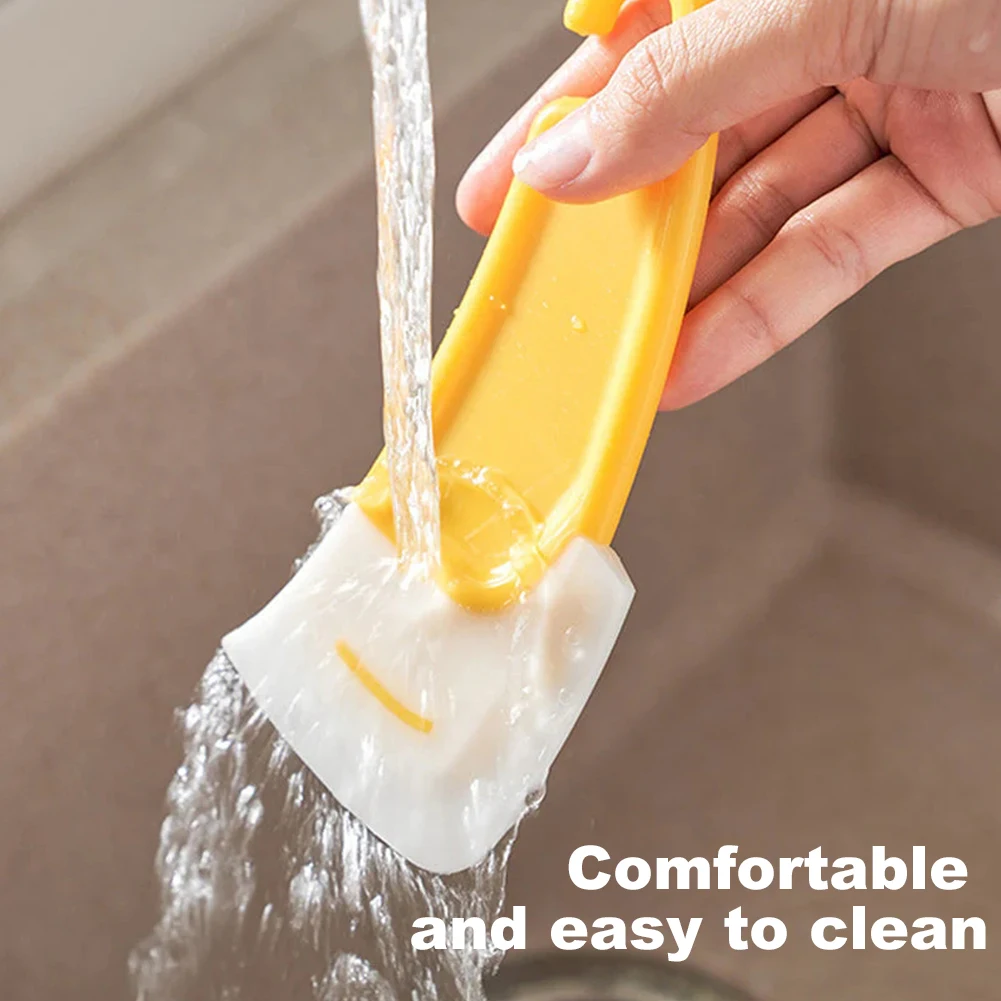 Silicone Bowl Scraper Easy To Clean Cleaning Scraper Dish Cleaning Scraping Spatula Kitchen Accessories for Baking and Cleaning