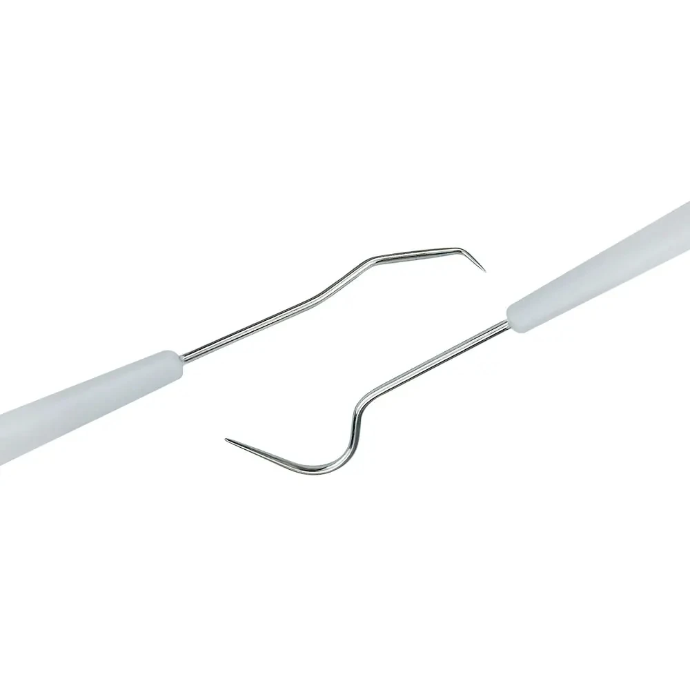 3 قطعة/المجموعة مجموعة أدوات طب الأسنان الفولاذ المقاوم للصدأ أداة طبيب الأسنان عدة الفم مرآة التحقيق هوك اختيار الملقط مجموعة طبيب الأسنان مجموعة العناية بالفم #6